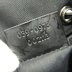 グッチ(Gucci) 巾着 039 0973 002123 レディース レザー,ナイロンキャンバス ポーチ ブラック