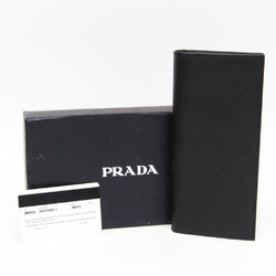 プラダ(Prada) サフィアーノ 2M0836 メンズ レザー 長財布（二つ折り） ブラック