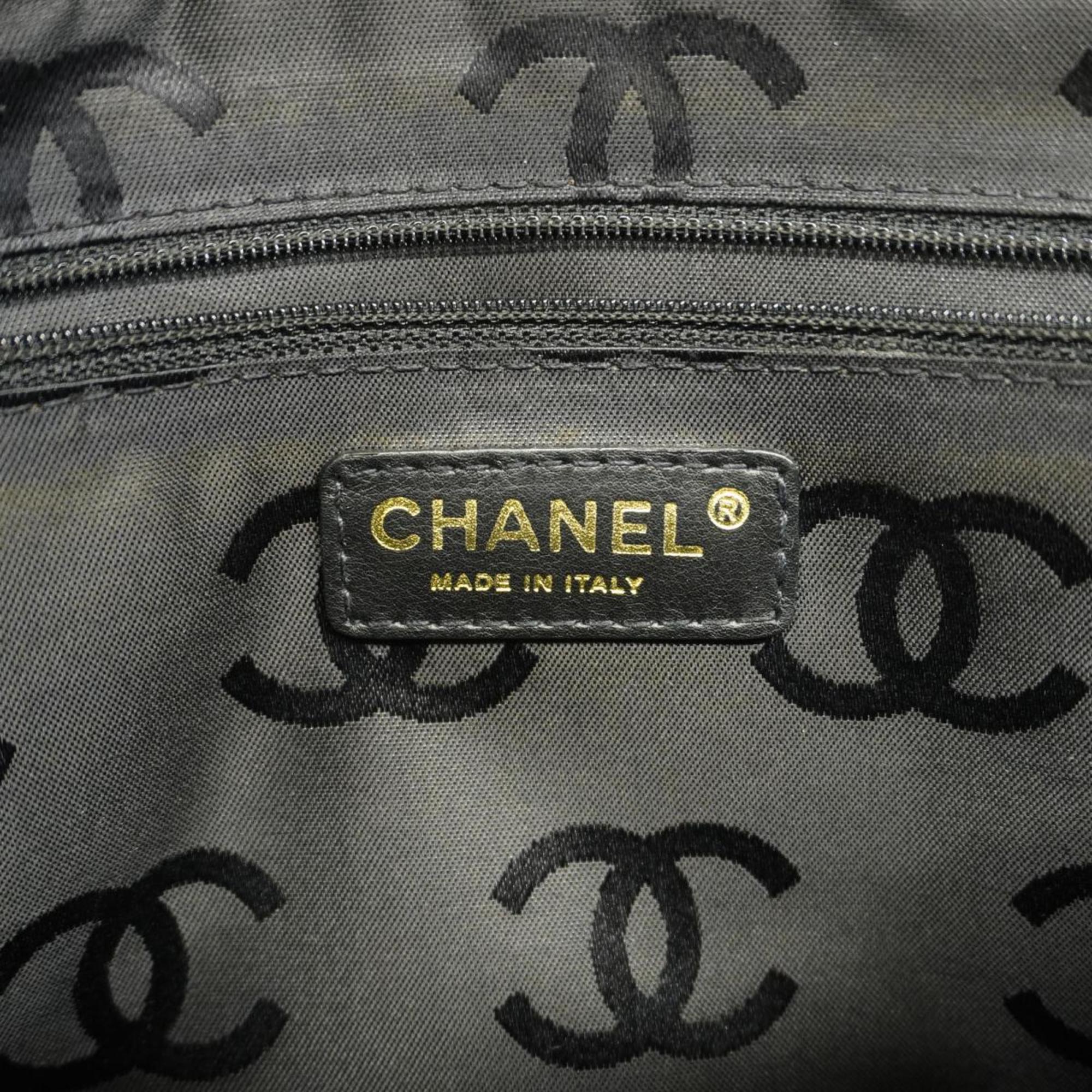 シャネル(Chanel) シャネル ショルダーバッグ ワイルドステッチ ウール グレー   レディース