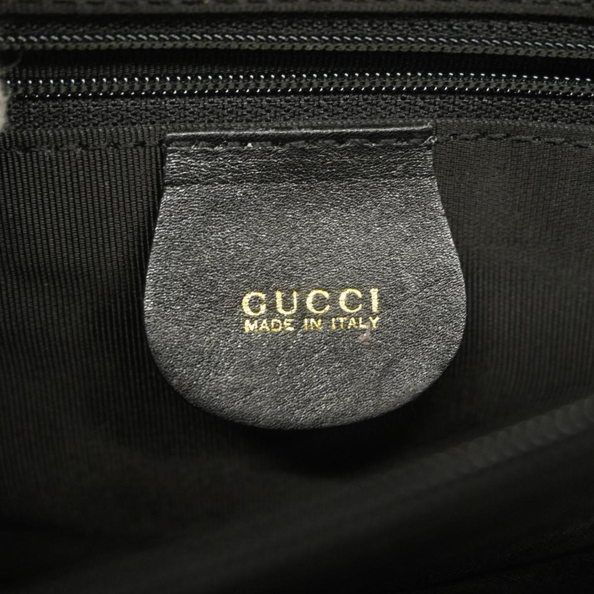 グッチ(Gucci) グッチ ハンドバッグ バンブー 002 123 0322 レザー ブラック   レディース