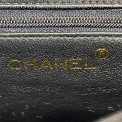 シャネル(Chanel) シャネル ショルダーバッグ チェーンショルダー パテントレザー ブラック   レディース