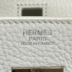 エルメス(Hermes) エルメス ハンドバッグ バーキン30 X刻印 トリヨンクレマンス ホワイト   レディース