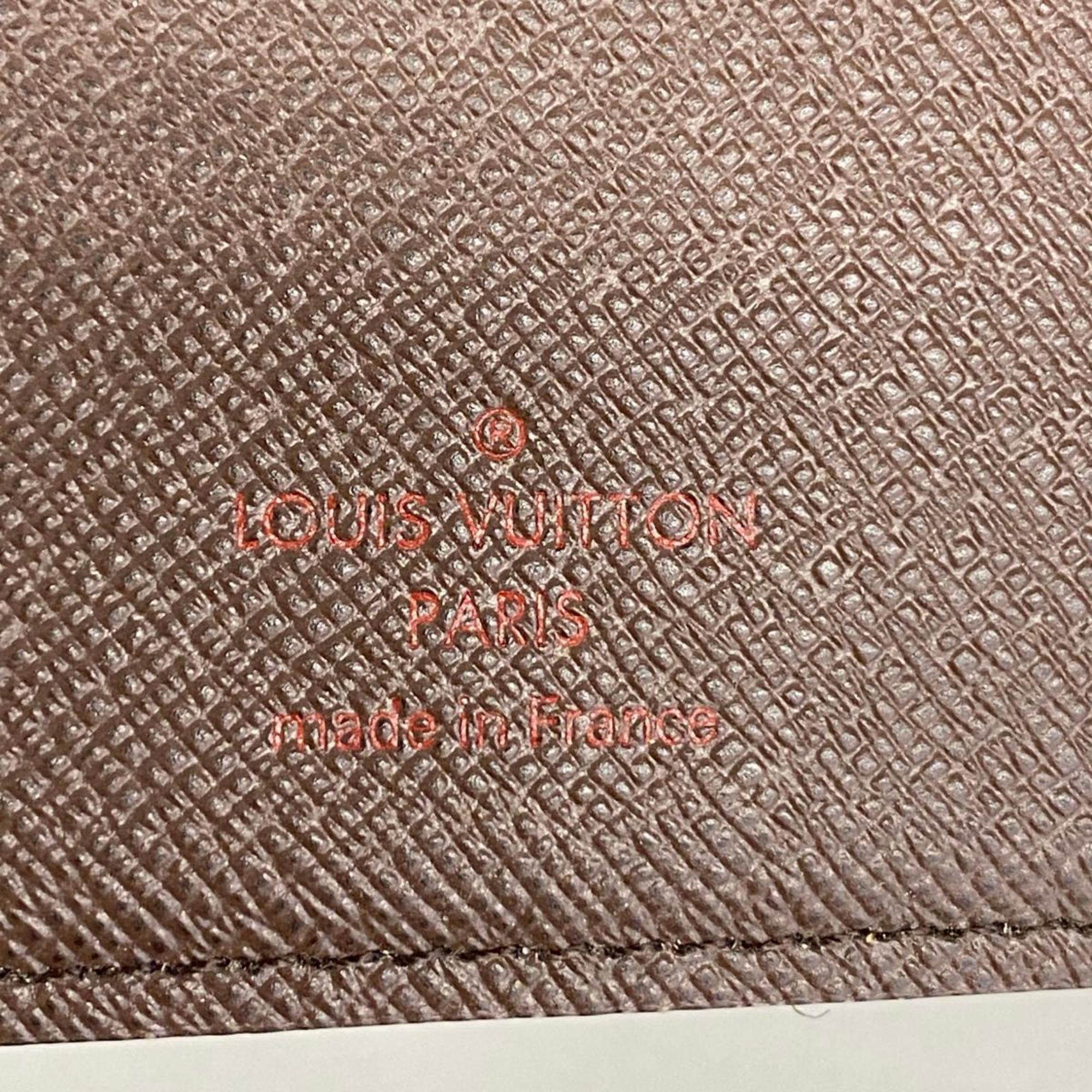 ルイ・ヴィトン(Louis Vuitton) ルイ・ヴィトン 手帳カバー ダミエ アジェンダポッシュ R20703 エベヌメンズ レディース