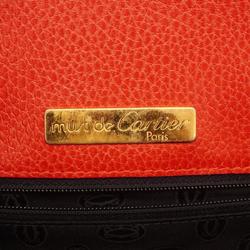 カルティエ(Cartier) カルティエ ショルダーバッグ マスト レザー レッド   レディース
