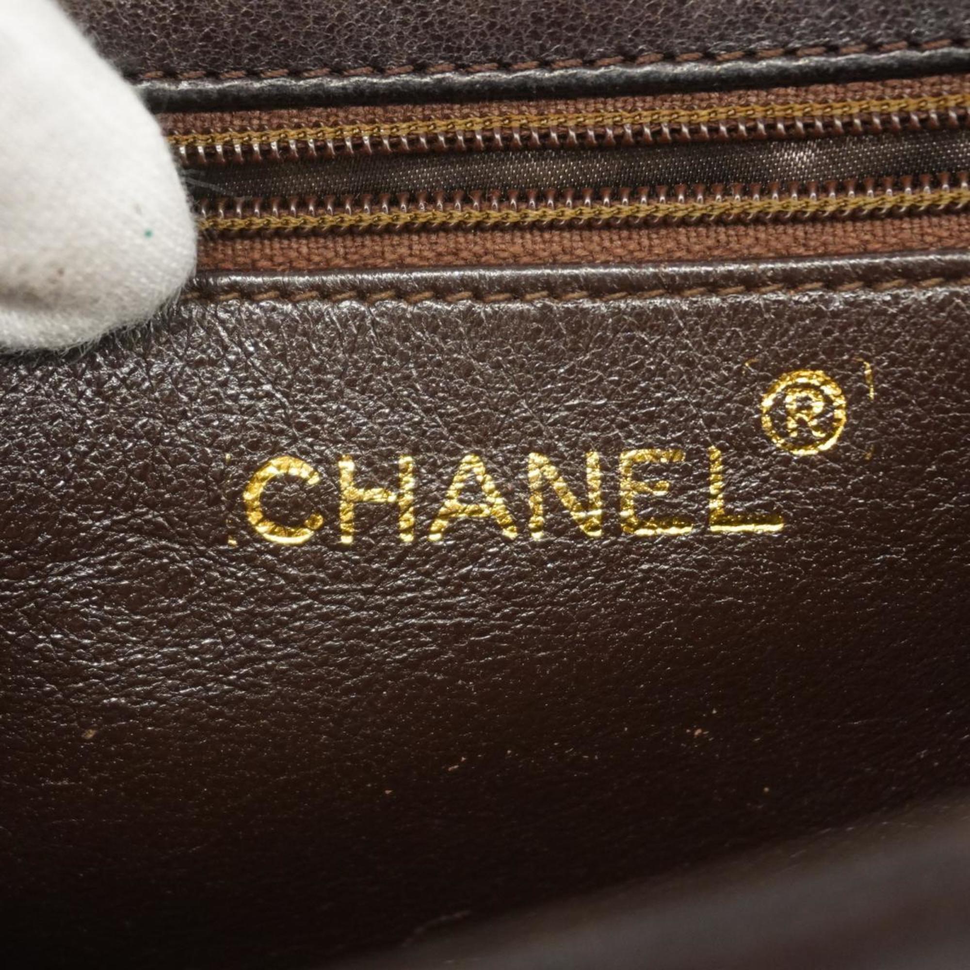 シャネル(Chanel) シャネル クラッチバッグ マトラッセ ラムスキン ブラウン    レディース