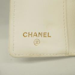 シャネル(Chanel) シャネル キーケース マトラッセ キャビアスキン ホワイト   レディース