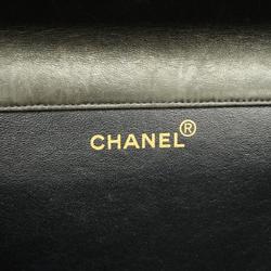 シャネル(Chanel) シャネル ショルダーバッグ マトラッセ ダブルフェイス Wチェーン パテントレザー ブラック   レディース