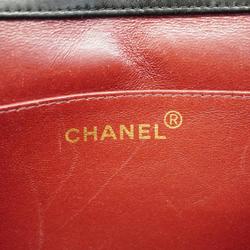 シャネル(Chanel) シャネル ショルダーバッグ Vステッチ ココボタン チェーンショルダー ラムスキン ブラック   レディース