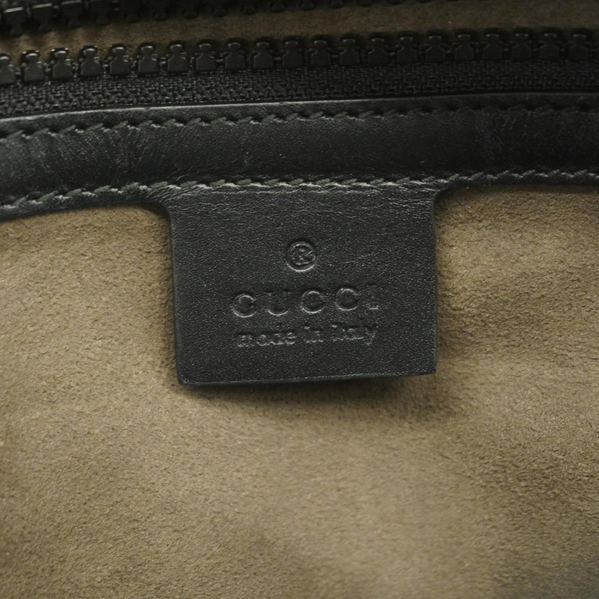 グッチ(Gucci) グッチ リュックサック GGスプリーム 429020  レザー ブラック ベージュ   メンズ レディース