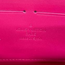 ルイ・ヴィトン(Louis Vuitton) ルイ・ヴィトン 長財布 ヴェルニ ジッピーウォレット M91597 ローズアンディアンレディース