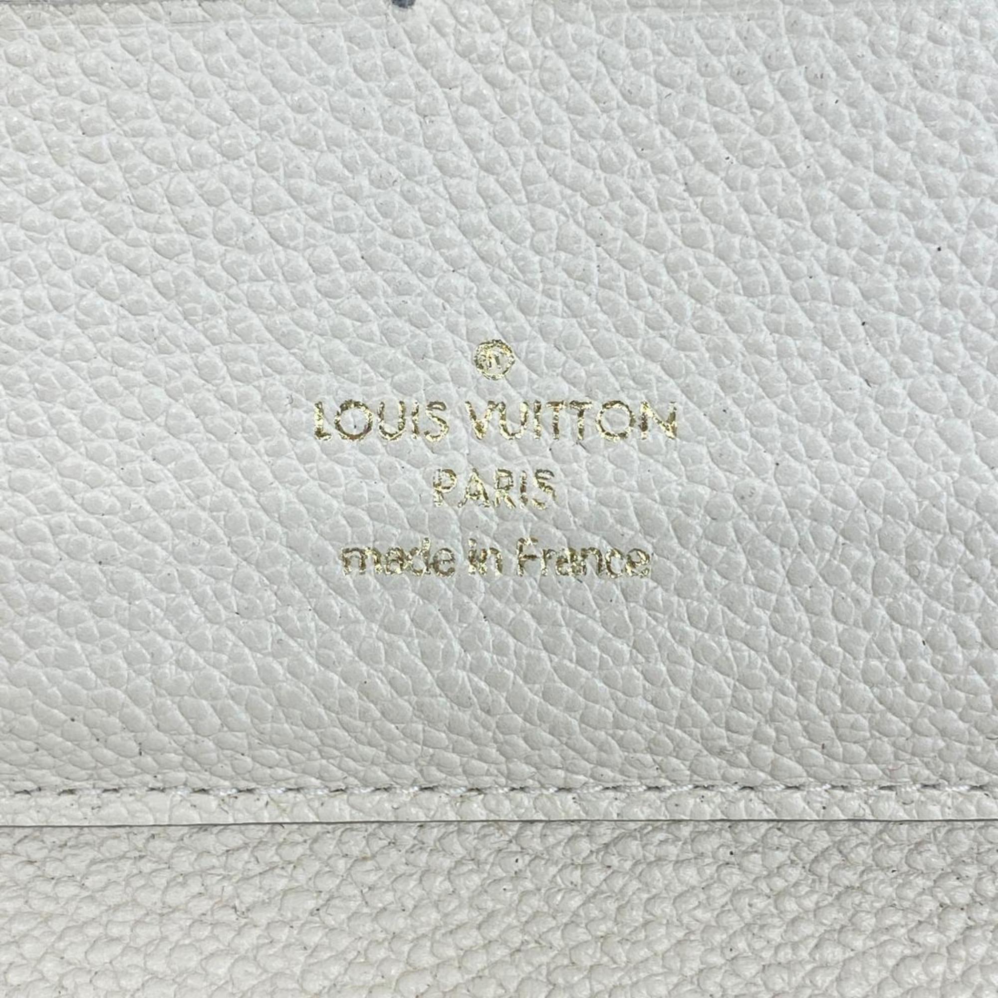ルイ・ヴィトン(Louis Vuitton) ルイ・ヴィトン 長財布 モノグラム・アンプラント ポルトフォイユスクレットロン M93437 ネージュレディース