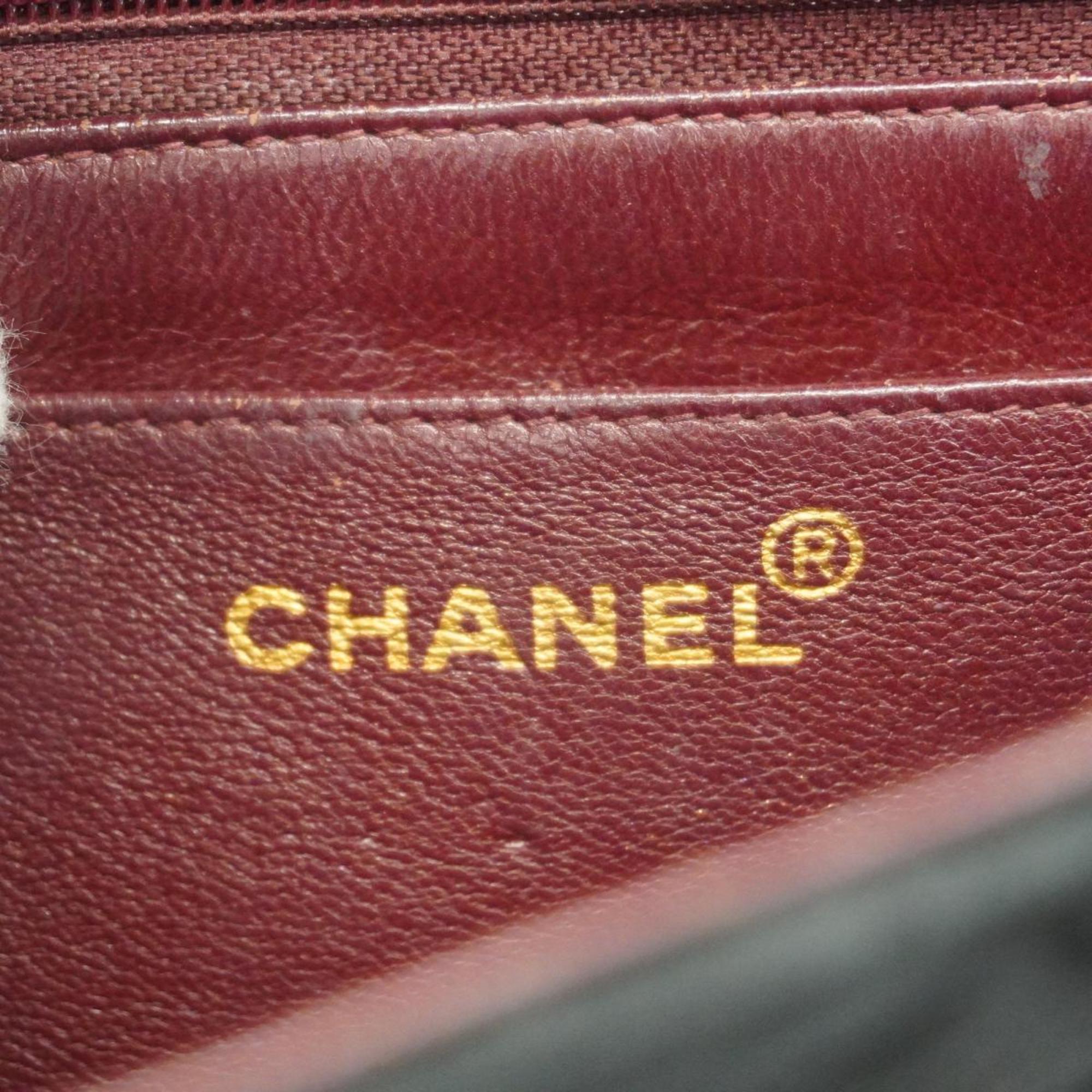 シャネル(Chanel) シャネル ショルダーバッグ マトラッセ Wチェーン スウェード ブラック   レディース