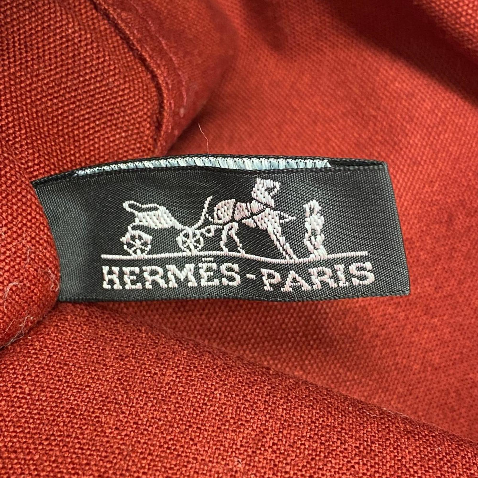エルメス(Hermes) エルメス トートバッグ フールトゥPM キャンバス レッド   レディース