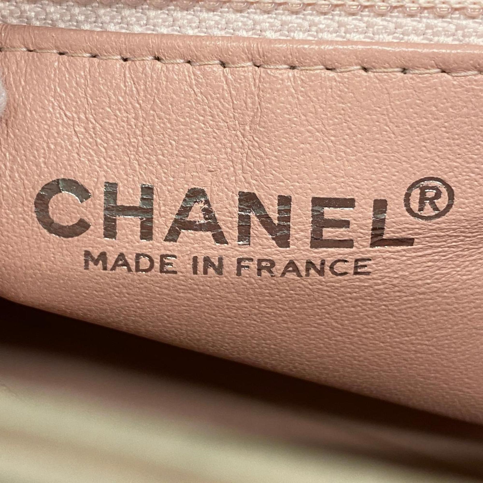 シャネル(Chanel) シャネル ハンドバッグ マトラッセ ラムスキン ピンク  レディース