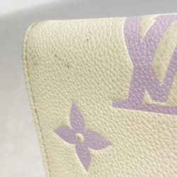 ルイ・ヴィトン(Louis Vuitton) ルイ・ヴィトン 三つ折り財布 モノグラム・アンプラント ポルトフォイユヴィクトリーヌ M82925 ラテホワイト ライラックレディース