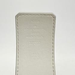 ルイ・ヴィトン(Louis Vuitton) ルイ・ヴィトン ベルト サンチュール LVイニシャル MP300 ホワイトメンズ レディース