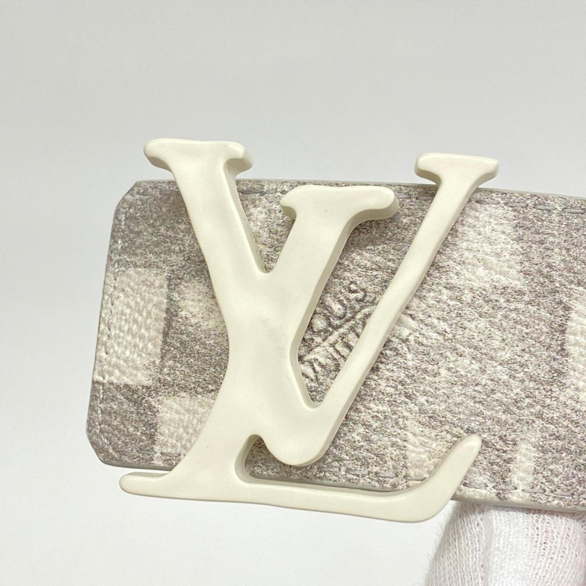 ルイ・ヴィトン(Louis Vuitton) ルイ・ヴィトン ベルト サンチュール LVイニシャル MP300 ホワイトメンズ レディース