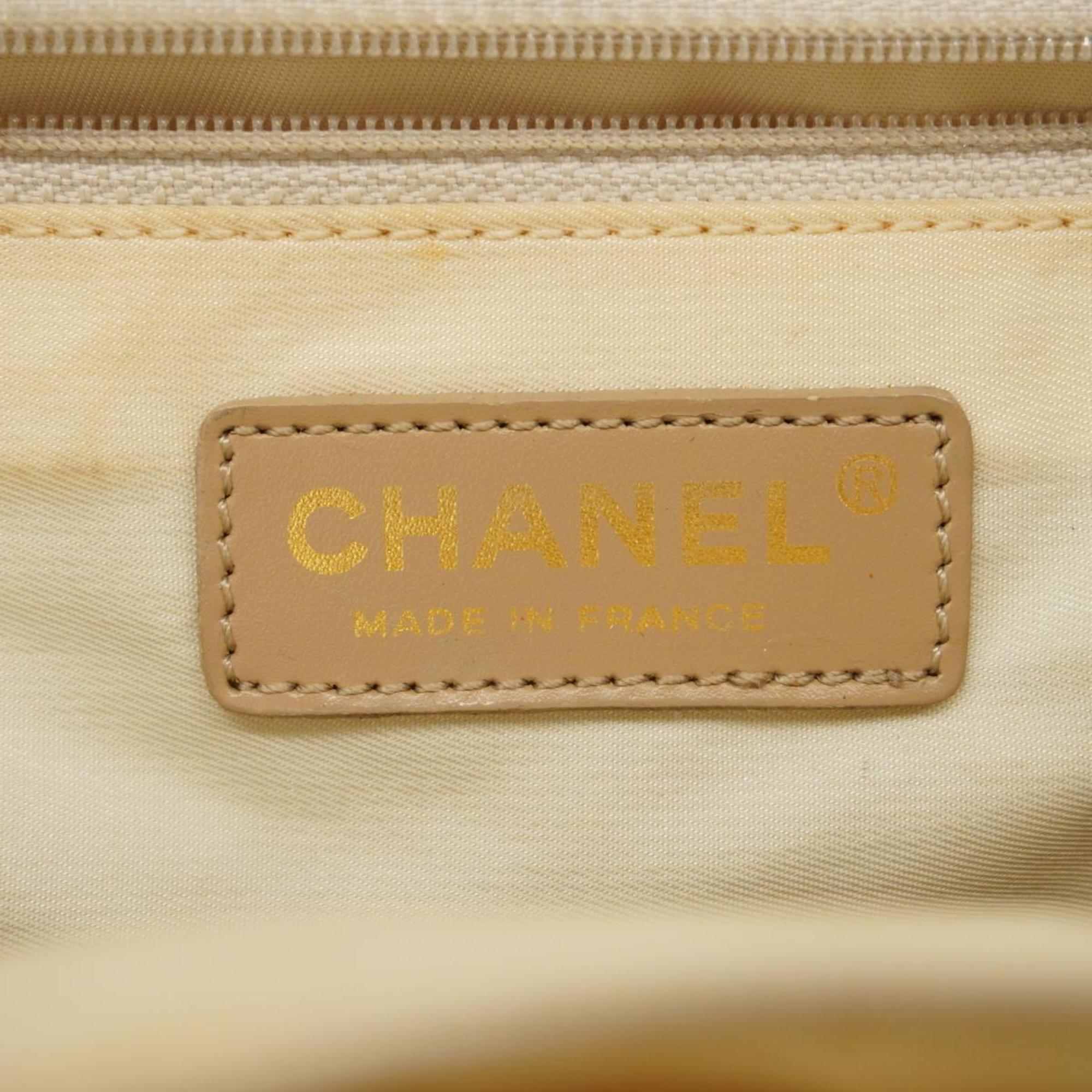 シャネル(Chanel) シャネル トートバッグ ニュートラベル ナイロン ベージュ  レディース