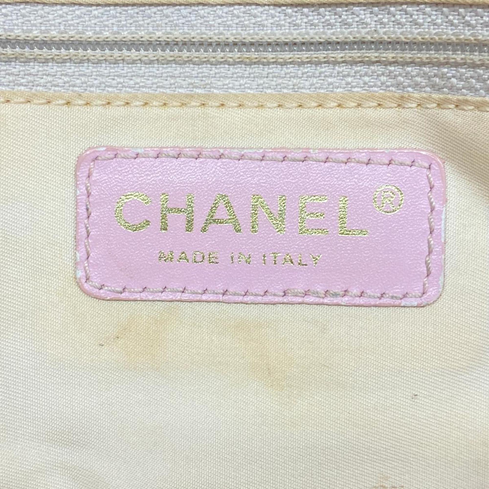 シャネル(Chanel) シャネル トートバッグ ニュートラベル ナイロン ピンク  レディース