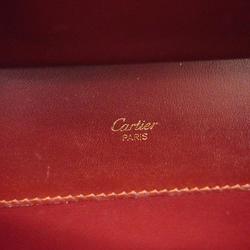カルティエ(Cartier) カルティエ ショルダーバッグ マスト レザー ボルドー   レディース