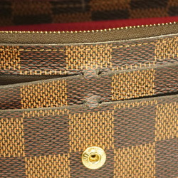 ルイ・ヴィトン(Louis Vuitton) ルイ・ヴィトン 長財布 ダミエ ポルトフォイユエミリー N63544 エベヌ ルージュレディース