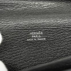 エルメス(Hermes) エルメス 長財布 ベアンスフレ C刻印 シェブルミゾル ブラック   メンズ レディース