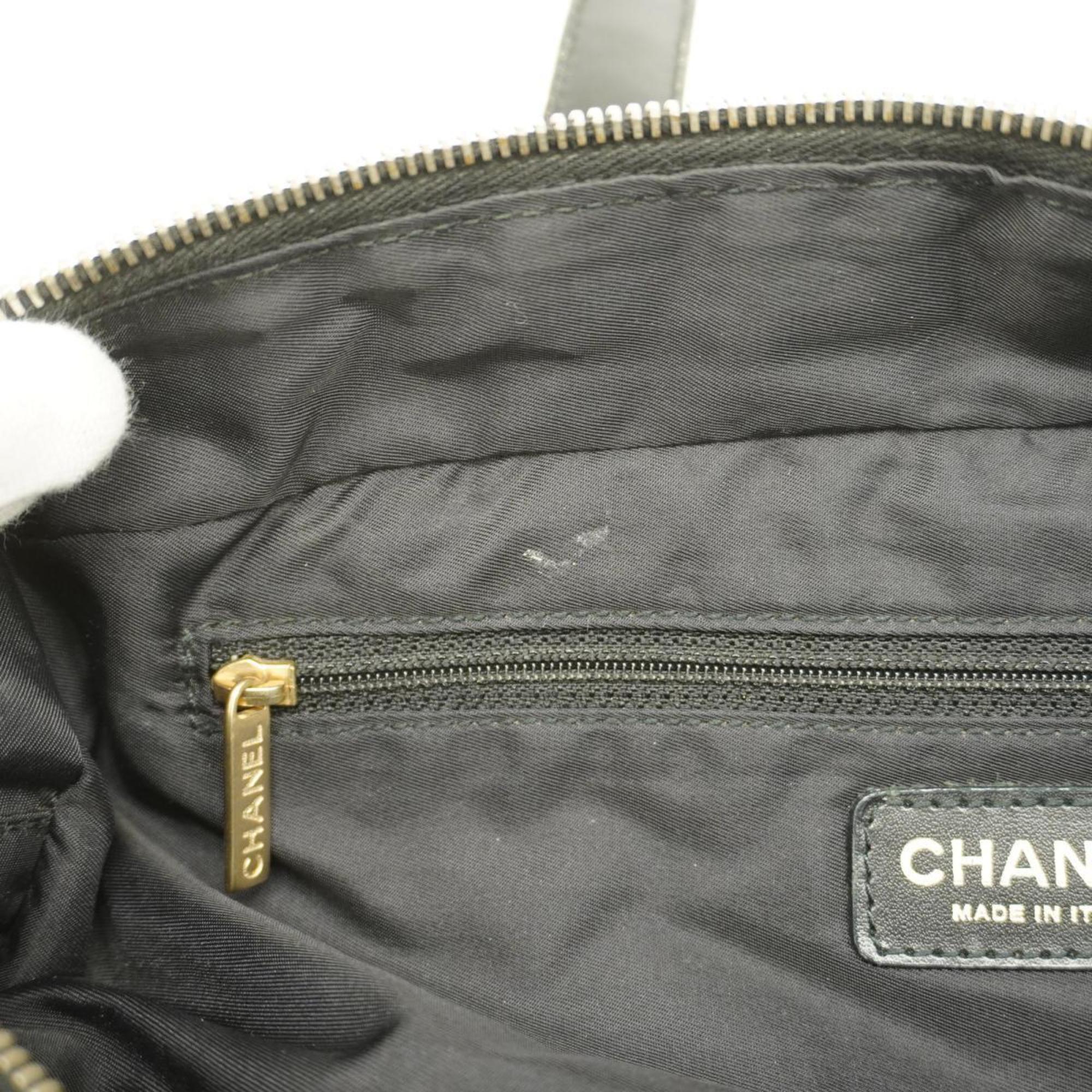 シャネル(Chanel) シャネル ハンドバッグ ニュートラベル ナイロン ブラック  レディース