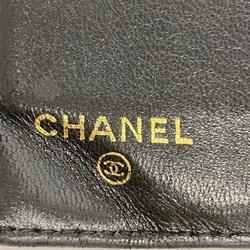 シャネル(Chanel) シャネル 長財布 キャビアスキン ブラック   レディース