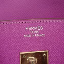 エルメス(Hermes) エルメス ハンドバッグ バーキン35 □I刻印 ヴォーエプソン シクラメン   レディース