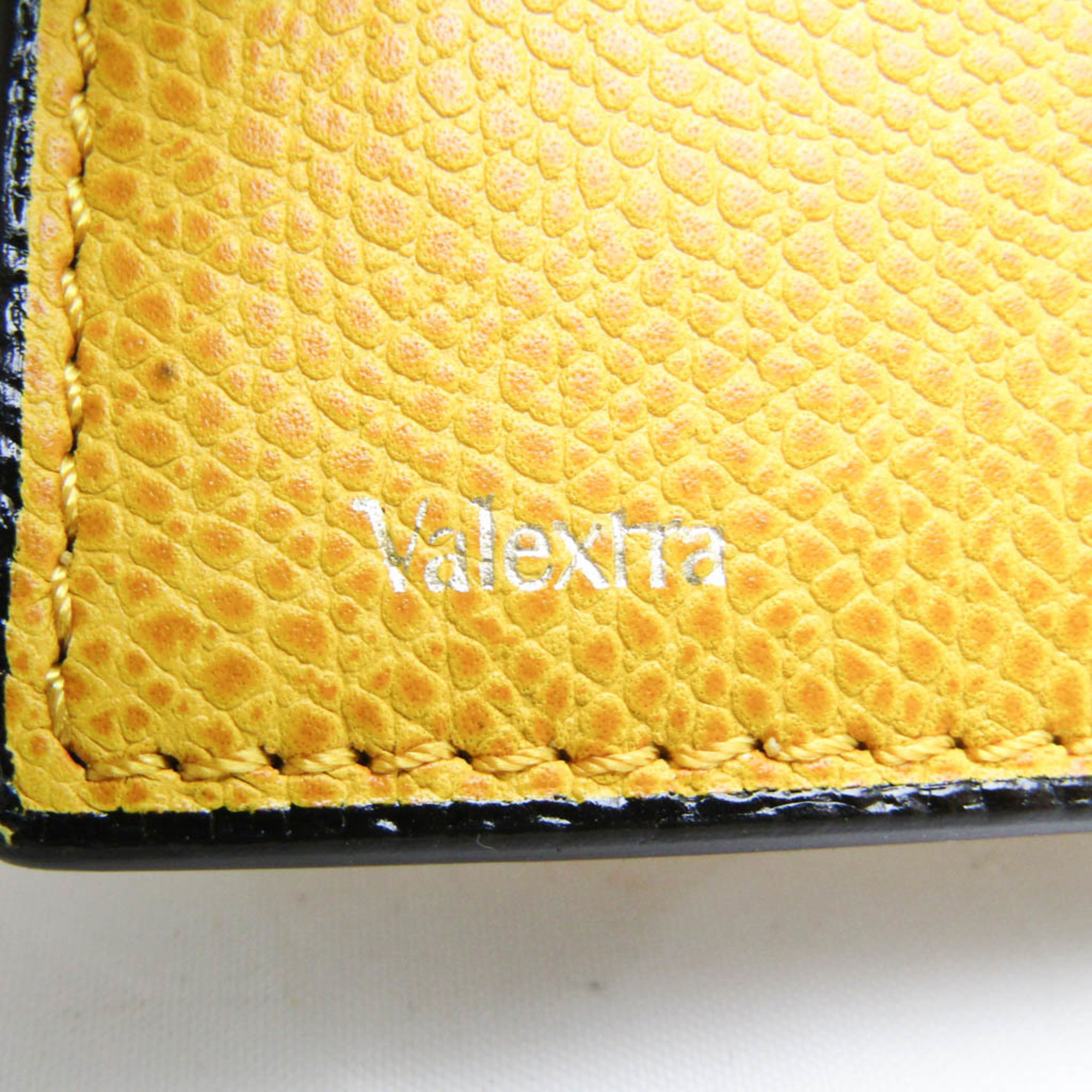 ヴァレクストラ(Valextra) V8L70 メンズ,レディース レザー 長財布（二つ折り） イエロー