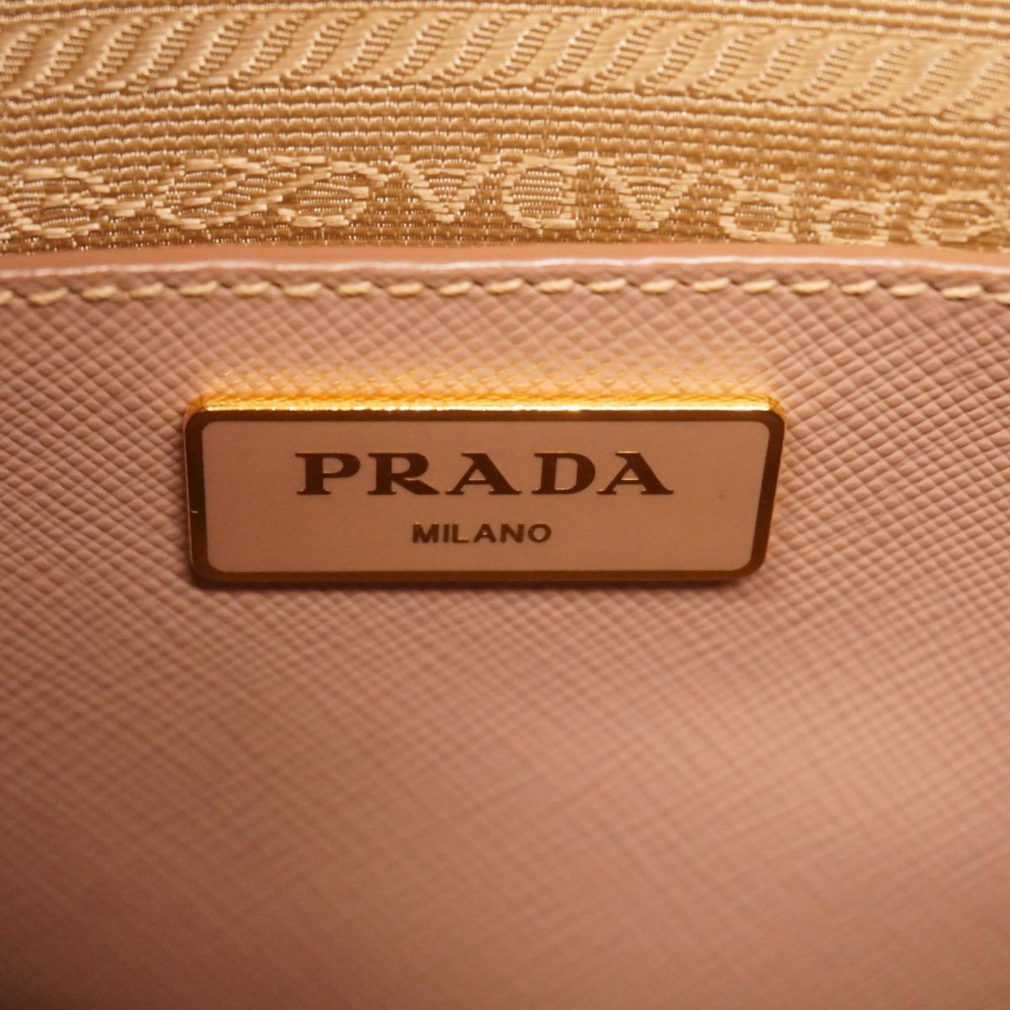 プラダ(Prada) プラダ ハンドバッグ サフィアーノ レザー ピンク   レディース