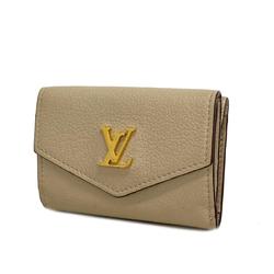 ルイ・ヴィトン(Louis Vuitton) ルイ・ヴィトン 三つ折り財布 ポルトフォイユロック M69340 グレージュレディース