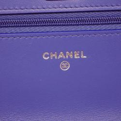 シャネル(Chanel) シャネル ショルダーバッグ マトラッセ チェーンショルダー ラムスキン ブルー   レディース