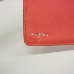 シャネル(Chanel) シャネル 長財布 アイコン ラムスキン ピンク   レディース