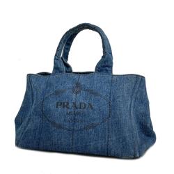 プラダ(Prada) プラダ トートバッグ カナパ デニム ブルー   レディース