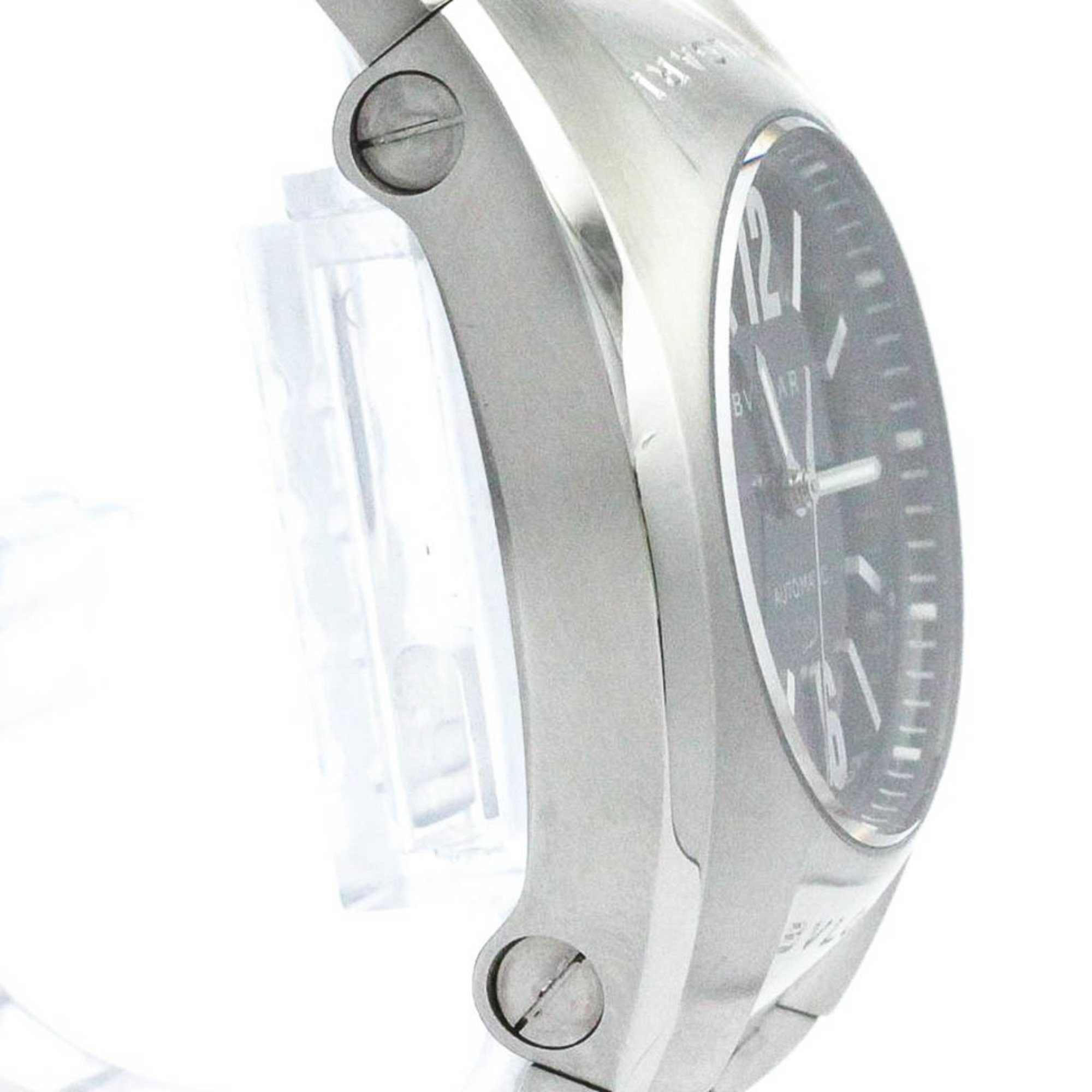 ブルガリ (BVLGARI) エルゴン ステンレススチール 自動巻き メンズ 時計 EG35S (外装仕上げ済み)【中古】