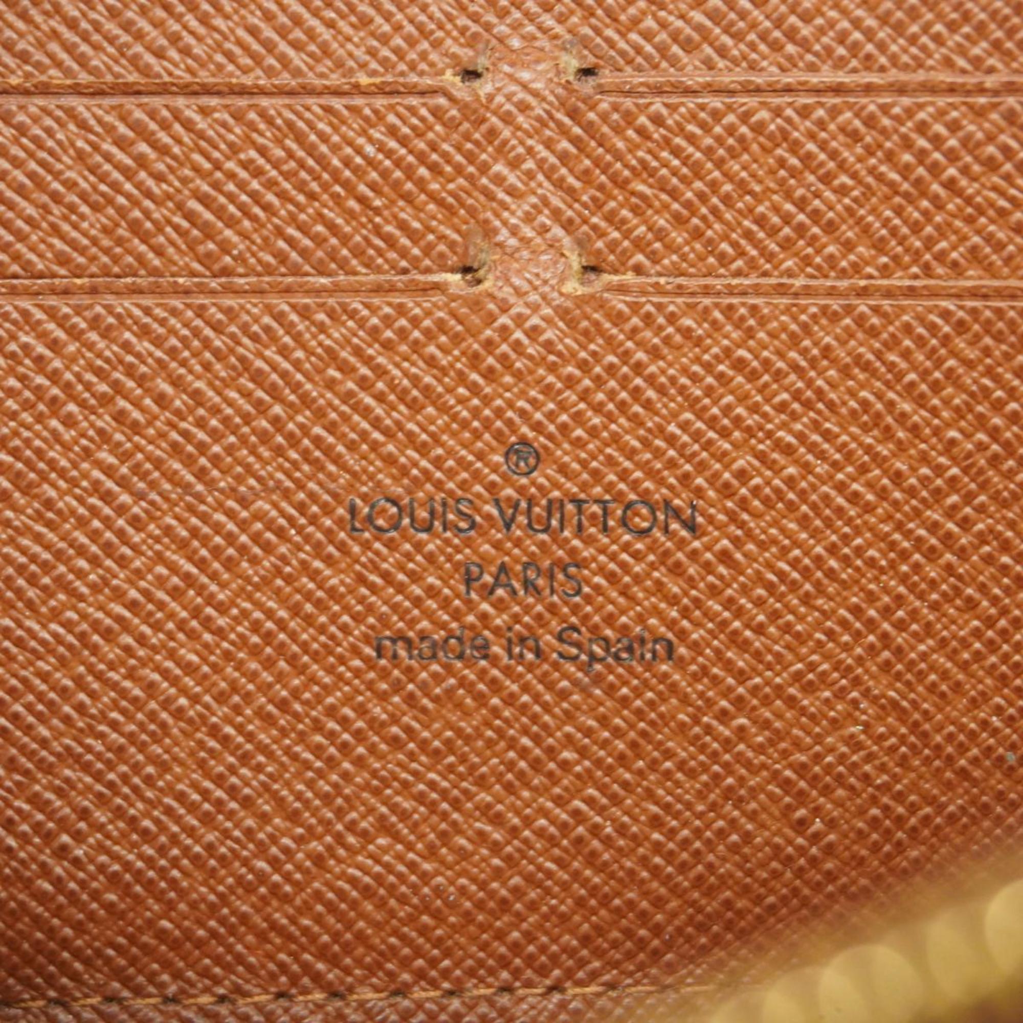 ルイ・ヴィトン(Louis Vuitton) ルイ・ヴィトン 長財布 モノグラム ジッピーウォレット M60017 ブラウンメンズ レディース