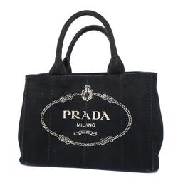 プラダ(Prada) プラダ ハンドバッグ カナパ キャンバス ブラック   レディース