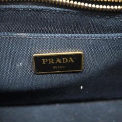 プラダ(Prada) プラダ ハンドバッグ カナパ キャンバス ブラック   レディース