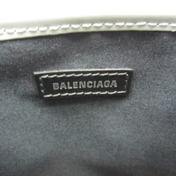 バレンシアガ(Balenciaga) NAVY CABAS M 581292 レディース レザー,キャンバス トートバッグ ライトブルーグレー