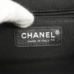 シャネル(Chanel) シャネル ショルダーバッグ マトラッセ チェーンショルダー ツイード ブラック ブラウン   レディース