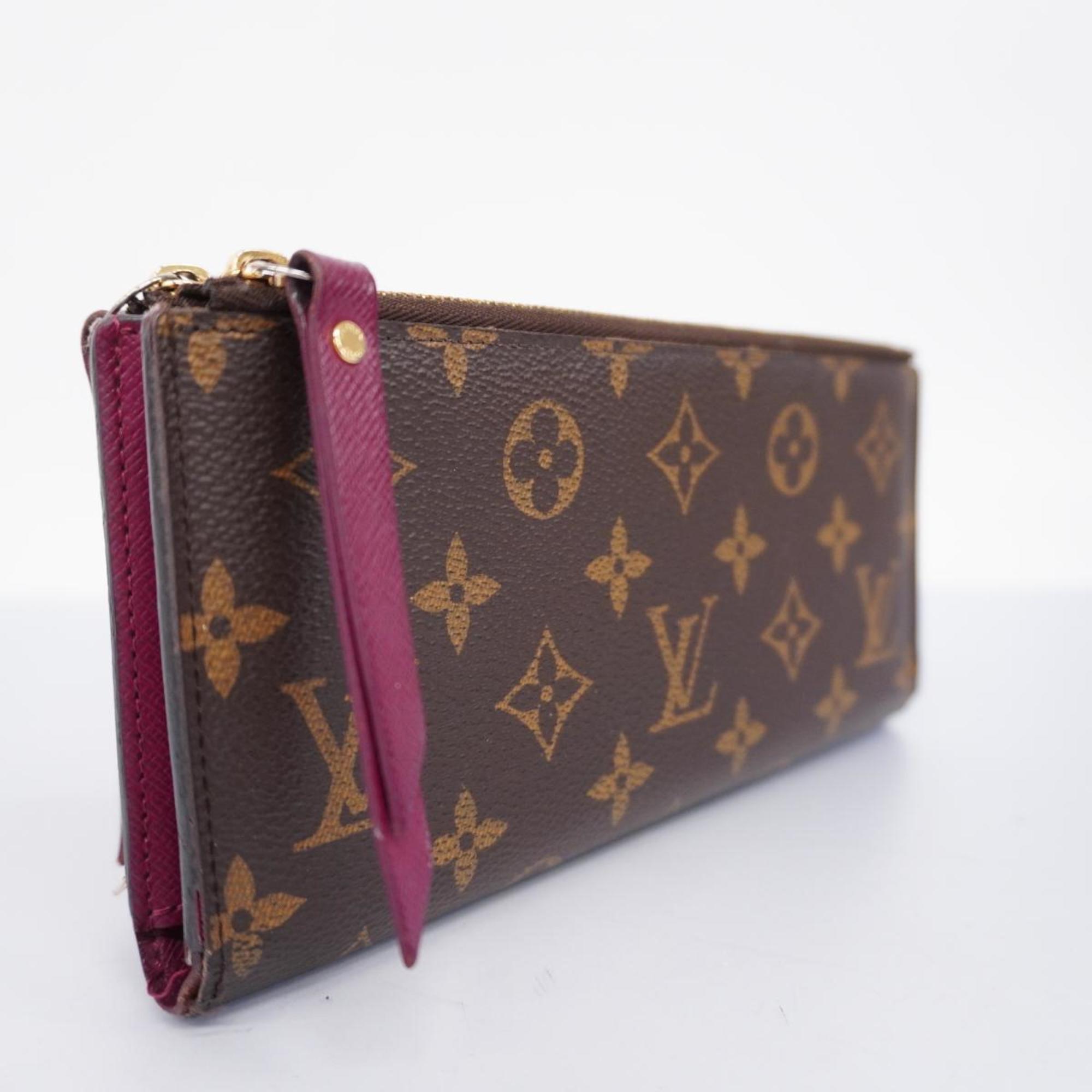 ルイ・ヴィトン(Louis Vuitton) ルイ・ヴィトン 長財布 モノグラム ポルトフォイユアデル M61269 フューシャ ブラウンレディース  | eLADY Globazone