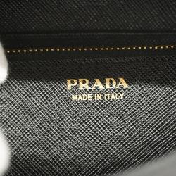 プラダ(Prada) プラダ 長財布 サフィアーノ レザー ブラック   レディース
