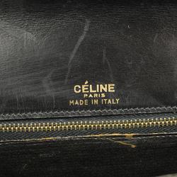 セリーヌ(Celine) セリーヌ ショルダーバッグ 馬車金具 レザー ブラック   レディース