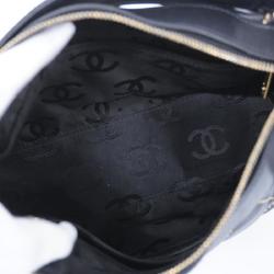 シャネル(Chanel) シャネル ショルダーバッグ ワイルドステッチ ラムスキン ブラック   レディース
