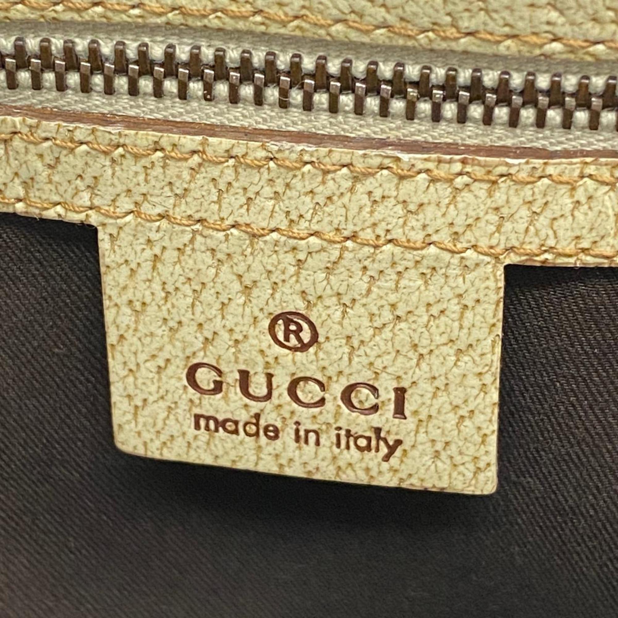 グッチ(Gucci) グッチ トートバッグ GGキャンバス 124260 キャンバス レザー ベージュ ピンク  レディース