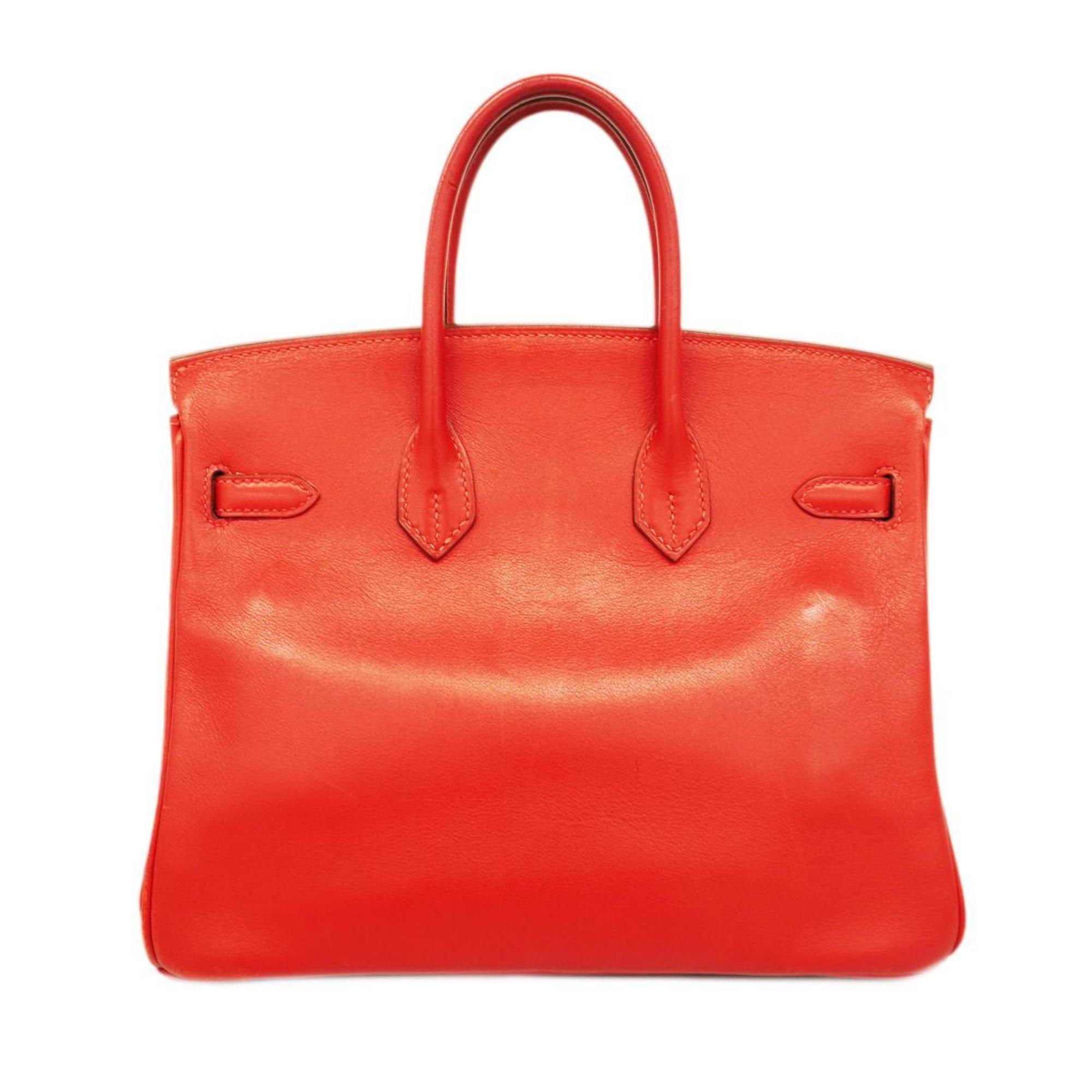 エルメス(Hermes) エルメス ハンドバッグ バーキン25 □J刻印 スイフト ルージュヴィフ レディース | eLADY Globazone