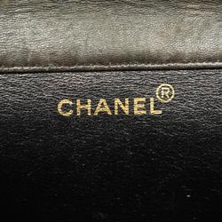 シャネル(Chanel) シャネル ショルダーバッグ マトラッセ ダブルフェイス Wチェーン ラムスキン ブラック   レディース