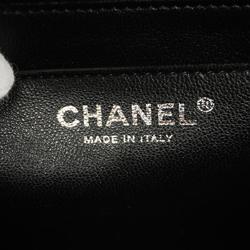 シャネル(Chanel) シャネル ショルダーバッグ デカマトラッセ Wチェーン キャビアスキン ブラック   レディース