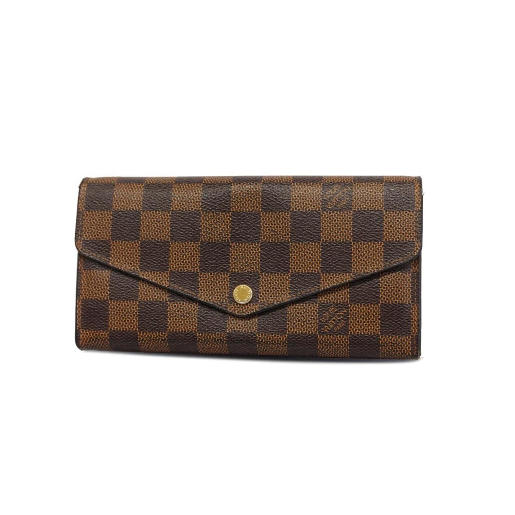 財布ルイ・ヴィトン(Louis Vuitton) ルイ・ヴィトン 長財布 ダミエ ポルトフォイユサラ N63209 エベヌメンズ レディース |  eLADY Globazone